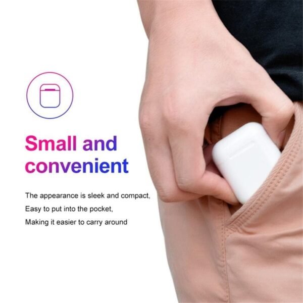 I12 Mini Touch TWS Bluetooth Earphone 5.0 Stereo Headset Charging Case Wireless Earbuds - Image 4