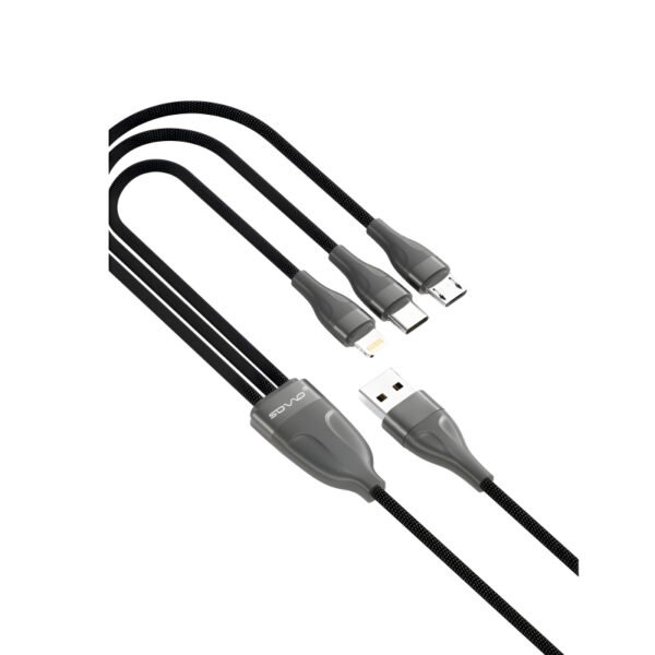 SOVO SC-117 High-Quality 65W 3-In-1 USB Cable - Image 4