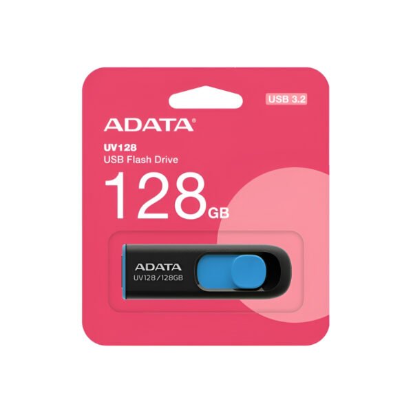 ADATA UV128 USB 3.2 Flash Drive – Sleek, Slide-Out Design | Available in 32GB, 64GB, and 128GB - Image 10